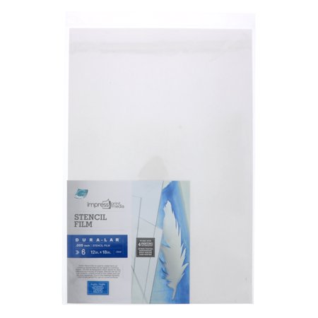 UPC: 0096701144655 | Grafix Stencil Film  6/Pkg.  12in x 18in