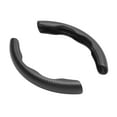 thumbnail image 4 of Car Steering Wheel Grip Carbon Fiber Pattern Anti Slip Segmented Steering Wheel Protector Cover for Comaro Tahoe Silverado Black, 4 of 14