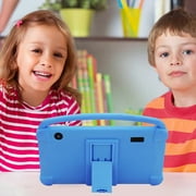 7 inch Kids Tablet, Android 12 Tablet for Kids, 4GB RAM+32GB ROM+512GB Expand, Toddler Tablet with Shockproof Case, Parental Contral, 1024*600 IPS Screen, 3000mAh Battery, Educational, Games, Blue