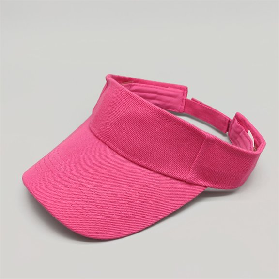 AWZXDE Unisex Solid Baseball Cap Sun Hat for Men Women Tennis Sports Adjustable Summer Hot Pink