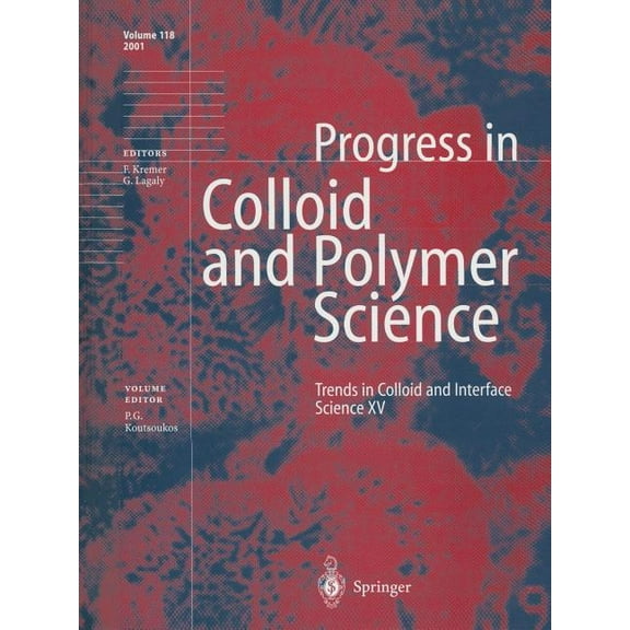 Progress in Colloid and Polymer Science Trends in Colloid and Interface Science XV, Book 118, (Paperback)