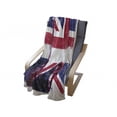 thumbnail image 4 of Union Jack Soft Flannel Fleece Throw Blanket, Grungy Aged UK Flag Big Ben Double Decker Country Culture Historic Landmark, Cozy Plush for Indoor and Outdoor Use, 70" x 90", Multicolor, by Ambesonne, 4 of 6