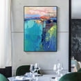 thumbnail image 2 of Large Abstract Textured Hand Painted Painting Wall Art On Canvas Handmade Painting Picture Living Room Home Decor, 2 of 7