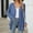 Blue, variant on Women 2024 Autumn Mid Long Cardigan Casual Long Sleeve Neck Knitted Sweater Cardigans Coat Womens Jackets Sweaters Button Sweaters for Women Cardigan Hood plus Size Cardigans for Women 4x-5x Womens