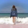 thumbnail image 6 of PHYHOO  Blue Pearl Granite Microfiber Sand Free Beach Towel Oversized Quick Dry Absorbent for Pool Swimming Bathroom Beach Towel 30x60in, 6 of 8