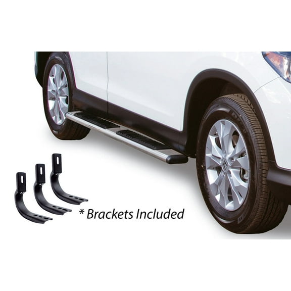 Go Rhino 685404580PS 5" OE Xtreme Low Profile Side Steps with Mounting Brackets Kit For 07-13 GMC, Chevrolet Fits select: 2007-2013 CHEVROLET SILVERADO, 2007-2013 GMC SIERRA