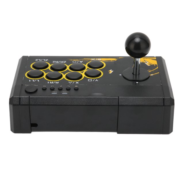 Joystick de juego con cable USB botones grandes Controlador de juegos con cable Teclas sensibles Joystick grande 4 en 1 para Switch PC ANGGREK Otros