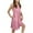 Pink, variant on Cethrio Nightgowns for Girls, Soft Summer Pleated Front Sleeveless Sleep Dresses Pink Size 7-8 T