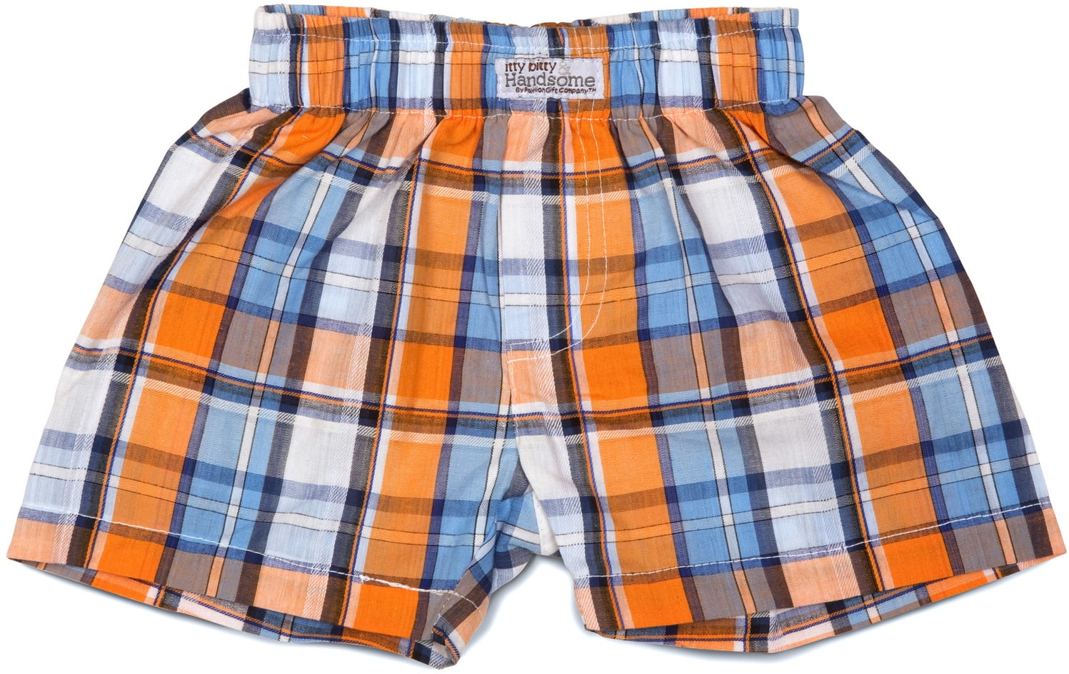 3-6 Months Blue Plaid Baby Shorts Pavilion