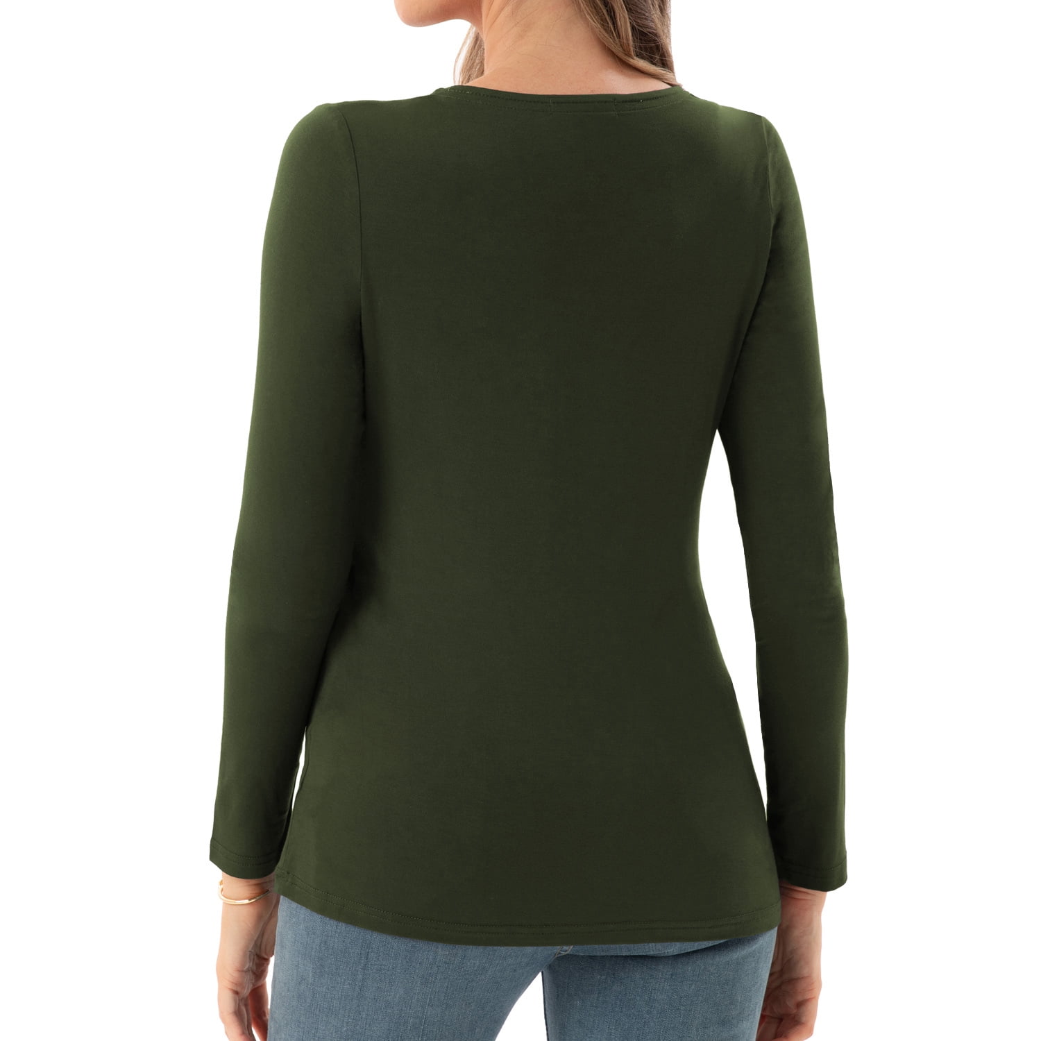 Beaisland Women's Maternity Nursing Tops Comfy Long Sleeve Breastfeeding T-Shirt 3-Pack