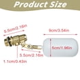 thumbnail image 2 of Brass Float Ball Valve,Auto Fill Float Valve with Adjustable Arm for Fountain,Water Tank,Pool,Pond,Livestock Water Trough, 2 of 8