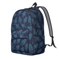 thumbnail image 2 of Robot and Robots Blue Pattern Backpack for School, Cute School Bag with Adjustable Shoulder Straps and Padded Back, 15.7"x11.8"x5.5", 2 of 5