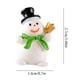 thumbnail image 3 of Fiudx Figuras de Muñeco de Nieve Navideño, Mini Adornos de Resina, Artesanía Pintada a Mano, Base Plana para Exhibir Fácilmente, Adornos Diy para Árboles de Navidad, Medias y Casas de Muñecas, Paquet, 3 of 3