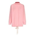 thumbnail image 5 of YYDGH Women Oversized Turtleneck Sweatshirt Fleece Long Sleeve Trendy Casual Drop Shoulder Fall Pullover Workout Warm Tops, 5 of 8