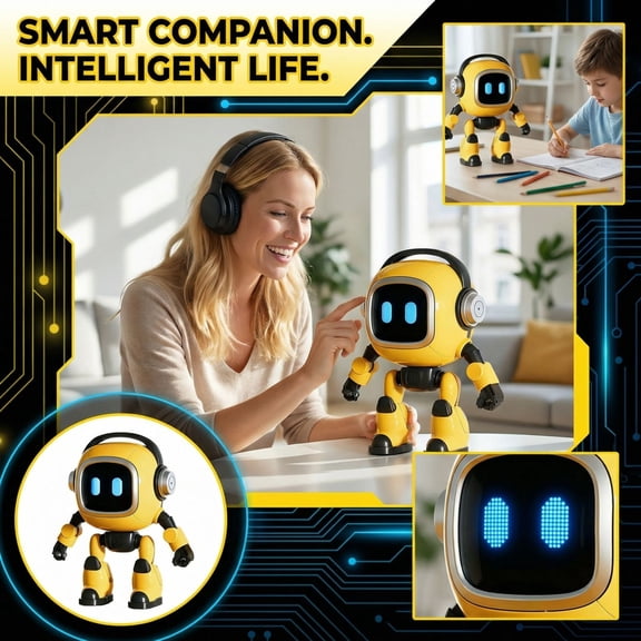 General-purpose Interactive Smart Robot with Gesture Control, Versatile Smart Robot Gift for Adults