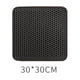 thumbnail image 2 of 1 alfombrilla para arena para gatos, 30 x 30 cm, panal de abeja, doble capa, atrapa la suciedad, fácil de limpiar y duradera, no tóxica, apta para caja de arena (negro) Sincero Electrónica, 2 of 5