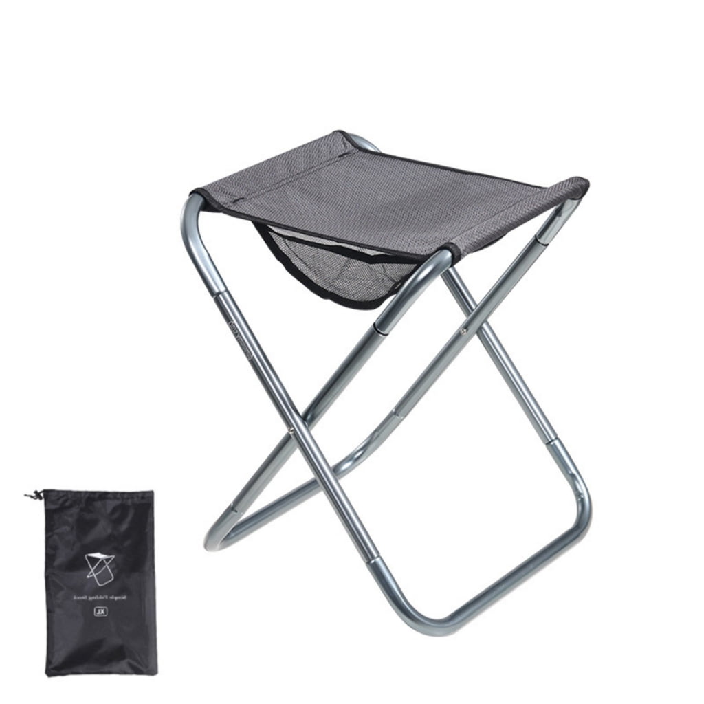 Necvior Space Saving Foldable Stool Suitable For Fishing Hunting And Adventure Aluminum Construction