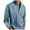 *Light Blue, variant on VBVC Men's and Men's Plus Lightweight Button Down Shirt,Collared Hippie Beach Tops For Men,Army Green,Size XXL