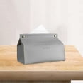 thumbnail image 4 of Abbracc Tissue Box Cover Facial Tissue Paper Box Cover for Restaurant Car Decoration Gray, 4 of 7