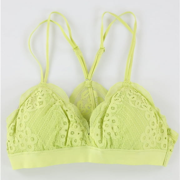 American Eagle Womens Lace Bralette, Green, X-Small