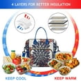 thumbnail image 4 of Tribal Patterns Aesthetic Room Decor Cooler Bag - Large Waterproof Food Storage, 4 of 5
