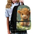 thumbnail image 3 of HUIACONG Cute Dragon Print School Backpack for Ages 6-18 Unisex Large Capacity Lightweight Water Resistant Bookbag for Girls Boys Elementary Middle High School Use, 3 of 6
