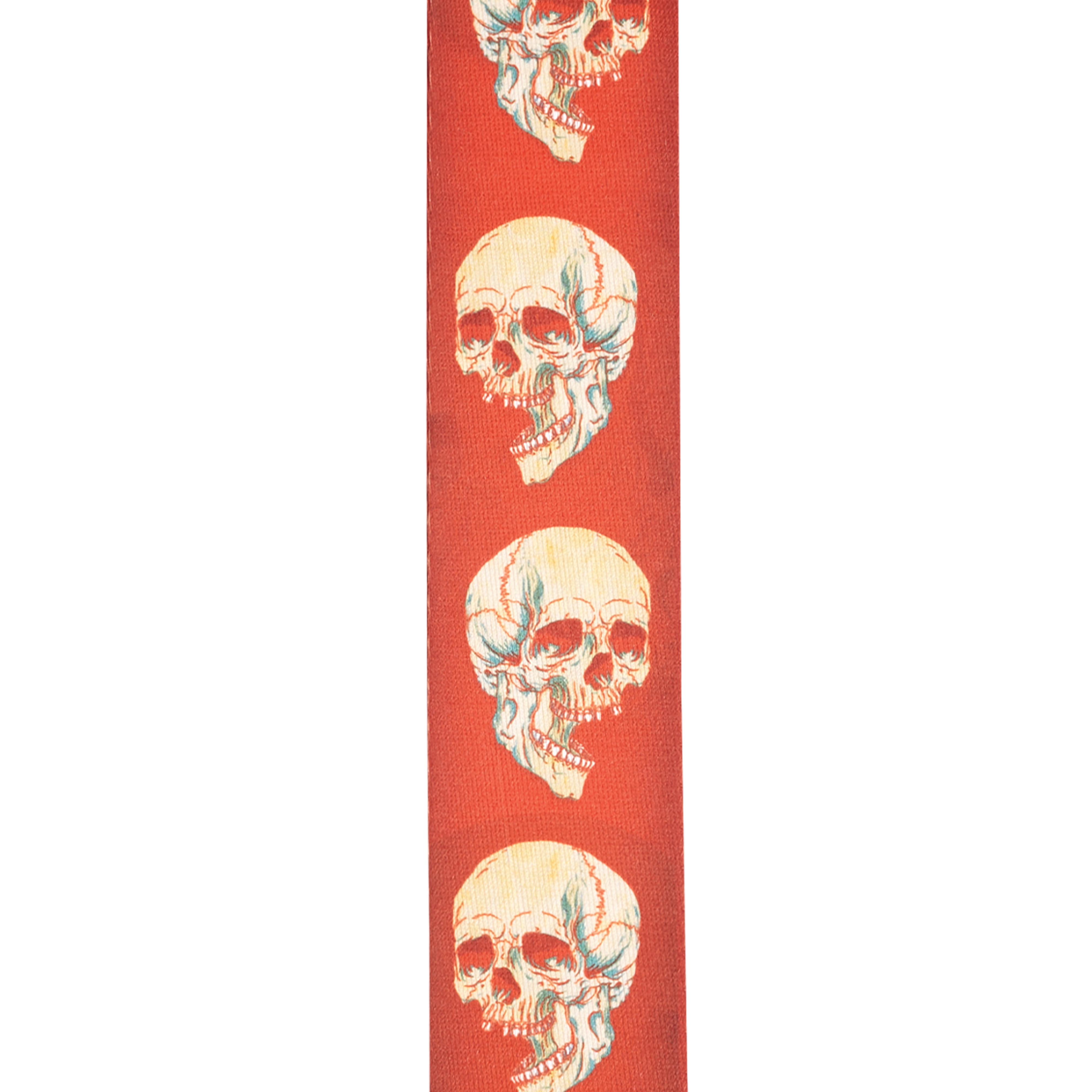 D'Addario Alchemy Guitar Strap, Live Life Skull, 50AL08