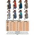thumbnail image 2 of Uhndy Women Maxi Dresses Loose Vacation Dress Floral Print Short Sleeve Maxi Dresses Summer Boho Beach Split Sundress-LQ, 2 of 2