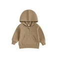 thumbnail image 1 of Sweat à Capuche pour Bébé Garçon Couleur Unie Manches Longues Automne, 1 of 7