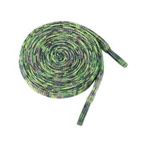 INSPIRE CHIC Flat Colorful Shoelaces Gradient Colors Shoe Laces for Sneakers 2 Pairs 120cm/47.24" Dark Multicolor