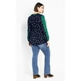 thumbnail image 2 of Avenue Women's Plus Size Floral Fields Tunic, 2 of 2