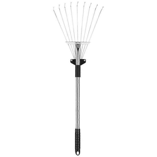 Seafood Tools Foldable Garden Rake Retractable Garden Rake Yard Leaf Rake Fallen Leaves Raker Flower Beds Rake