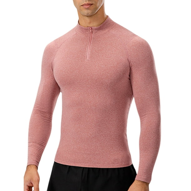 Fleece lined compression shirt sale