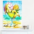 thumbnail image 1 of Design Art - Designart Gold Fish Enjoying Holidays on Beach, 1 of 1