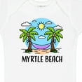 thumbnail image 4 of Inktastic Summer Vacation in Myrtle Beach Boys or Girls Baby Bodysuit, 4 of 5