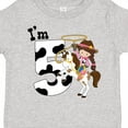 thumbnail image 4 of Inktastic I'm Five-cowgirl Riding Horse Birthday Girls Toddler T-Shirt, 4 of 5
