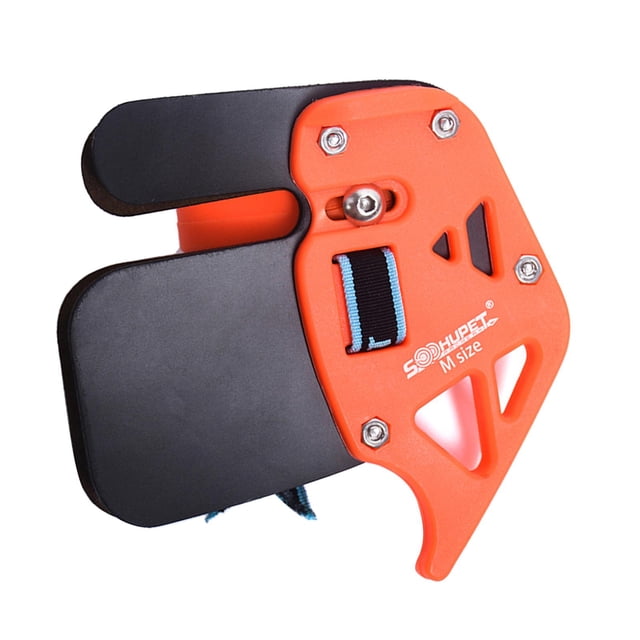 Tiro con arco Flecha Recurvo Arco Lengüeta derecho Cuerda de arco protector Naranja M Zulema Lengüeta de tiro con arco