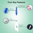 thumbnail image 4 of Interdental Silicone Brcomhes Dental Toothpicks Brcomh Between Teeth Silicone Toothpicks With Thread Oral Cleaning Tool, 4 of 6