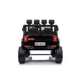 thumbnail image 2 of Ambifirner 24V Ride On Toys : 2 Seater Kids Electric Vehicle, Battery Powered Ride On Car w/Remote Control, Bluetooth, LED Lights, Suspension Spring Black, 2 of 6