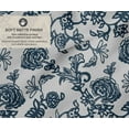 thumbnail image 2 of Printed Cotton Canvas Fabric by Soimoi | Floral Pattern - Blue | 56 Inch Wide | Sold By 10 Yard | Heavy Duty Craft & Upholstery Fabric, 2 of 7