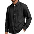 thumbnail image 3 of LIBRCLO Mens Shirts Long Sleeve Casual Button Down Shirts Work Dress Shirt with Pocket, 3 of 8