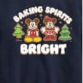 thumbnail image 3 of Disney - Mickey and Minnie Baking Spirits Bright Christmas - Toddler & Youth Crewneck Fleece Sweatshirt, 3 of 5