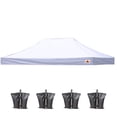thumbnail image 1 of Toldo de repuesto para carpa plegable de 10 x 20 cm, color blanco, 1 of 6