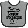 thumbnail image 3 of Inktastic Future Nurse Practitioner Girls Baby Bib, 3 of 4