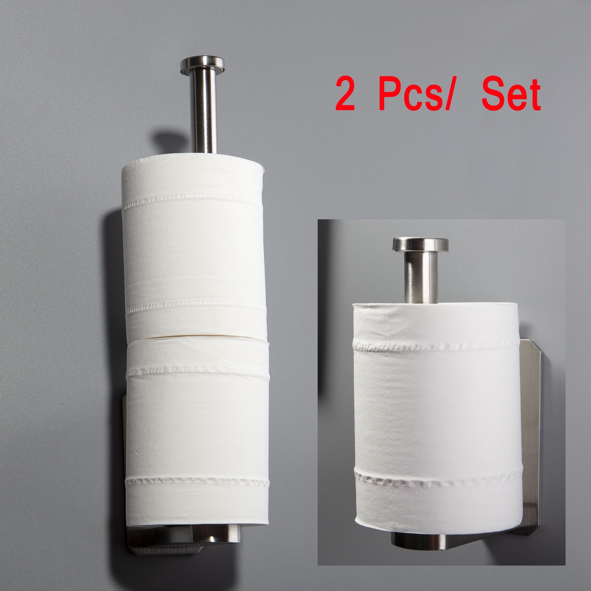 NK HOME 2 PCS Swivel Paper Towel Holder for Kitchen, Wall Mount/ Under