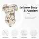 thumbnail image 4 of Balery Vintage Farm Pigs Body de cuello redondo de manga corta para mujer Tops de manga corta Tops básicos-XX-Large, 4 of 7