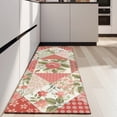 thumbnail image 4 of Pioneer Flower Floral Print Pattern Kitchen Rug Mat,Kitchen Runner Rugs Non Skid Washable,Decorative Kitchen Floor Mats for Kitchen,Sink,Laundry,17"X47", 4 of 5