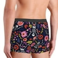 thumbnail image 3 of Uemuo Dancing Skeletons Floral Garden Pattern Men's Boxer Briefs,Trunk Anti-Chafing,Comfortable, Durable, and Stylish Underwear-Large, 3 of 9