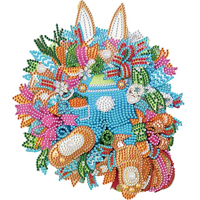 Pintura de diamante 5D DIY Kit de taladro en forma especial parcial decoración de conejo (WQ002) Hugtrwg Para estrenar