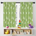 thumbnail image 5 of Blackout Kids Curtains,Green Christmas Tree Pattern Childrens Insulated Curtains Set Of 2,Bedroom Essentials,Toddler Room Decor 42"x54", 5 of 5